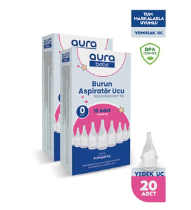Nasal Burun Aspiratörü Yedek Uç (20 ADET) Tüm Markalara Uyumlu Burun Aspiratör Ucu
