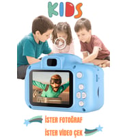 Unisex Çocuk Mavi Cmr9 Çocuklar Için Mini Hd 1080p Dijital Fotoğraf Makines