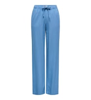 Only ONLGOA Kadın Keten Karışımlı Pull-Up Pantolon Rahat Kesim (DENIM)
