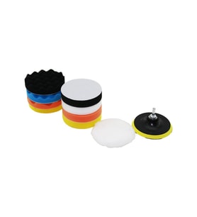 115 MM 11PCS POLİSAJ SÜNGER SETİ 8 AD. 115MM SÜNGER- 1 POLİSAJ PED -1 M14 ADAPTÖR - 1 CIRTLI DİSK TABAN (5343)