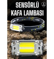 Kafa Lambası Kamp Feneri Balıkçı Feneri Başlıklı Suya Dayanıklı