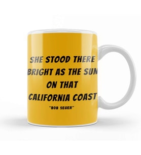 California Quote Kupa Bardak Porselen