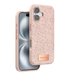 Onegif İphone 16 Bright Simli Kapak - Pembe