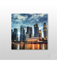 New York Manzara Kanvas Tablo 190x190cm