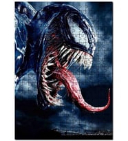 Cakapuzzle Venom Filmi Avengers Örümcek Adam Puzzle Yapboz MDF (Ahşap) (120 Parça)