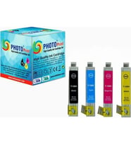 PhotoPrint® Epson Stylus SX235W Uyumlu 4 Renk Muadil Kartuş Seti (Çok Renkli)