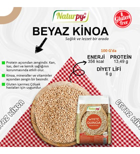 Naturpy Beyaz Kinoa 500 g -White Quınoa