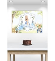 Peter Rabbit Tavşan Temalı Doğum Günü * Branda Afiş 50x70 cm