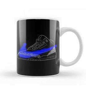 Air Jordan 11 Bred Low Retro Matador Minimalism Kupa Bardak Porselen