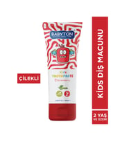 Doğal Çilekli Diş Macunu Florürlü Kids 2+