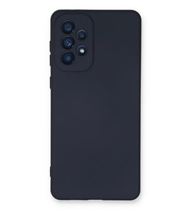 Pilelistore   Samsung Galaxy A53 5G Kılıf Nano içi Kadife Silikon - Lacivert