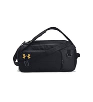 Under Armour Ua Contain Duo Sm Bp Duffle Spor Çantası-Uzunluk: 46 cm, Genişlik: 27 cm, Yükseklik: 24 cm 1381920-001 Siyah