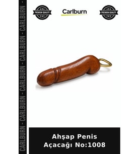 Özel Üretim Açacak Hediyelik Eğlenceli Tasarım Ahşap Penis Açacağı No:1008