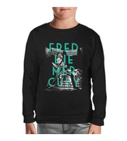 Freddie Mercury Siyah Çocuk Sweatshirt