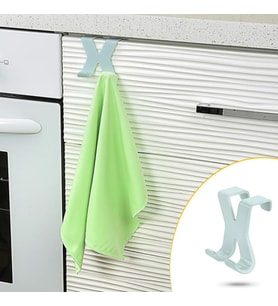 Mutfak Banyo Dolap Kapağına Takılan Meta Havlu Askılığı Aparatı (5343)