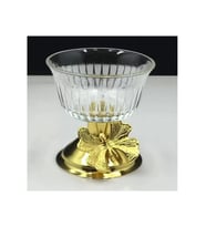 Paşabahçe 530146 Frezya Ayaklı Kase 10 Cm Tekli (Gold)