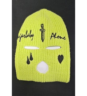 Dükkan Design Sugar Baby Alone Fıstık Yeşili Kar Maskesi