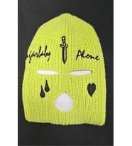 Dükkan Design Sugar Baby Alone Fıstık Yeşili Kar Maskesi