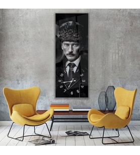 Saatli Mustafa Kemal Atatu¨rk Cam Tablo