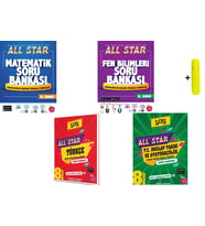 Newton 8. Sınıf Matematik Fen Türkçe İnkılap All Star Soru Bankası 4 Kitap Set