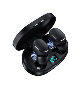 M.Tk Moveteck E6S TWS Bluetooth 5.0 Çift Mikrofonlu Kulak İçi Kulaklık Siyah