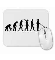 Evolution Pug  Evrim  Köpek Mouse Pad