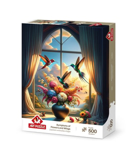 Art Puzzle Çiçeklerin ve Kanatların Ezgisi 500 Parça Puzzle