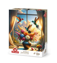 Art Puzzle Çiçeklerin ve Kanatların Ezgisi 500 Parça Puzzle