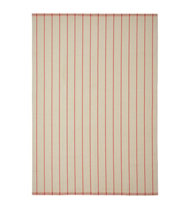 Büyük Halı, Kırık Beyaz-Kırmızı, 170x240 cm, Dikdörtgen, Düz Dokuma