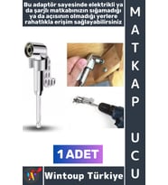#MatkapUcu Profesyonel Dar Zor Alan Köşe Vida Takma Sökme Çıkarma Pratik Elektrikli Şarjlı Matkap Uc
