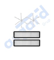 Dreame D10S, D10S PRO, D9 MAX GEN2 Uyumlu 2 Yan Fırça 2 Filtre PKT-iasgf0000214