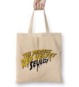 The Perfect Red Velvet Seulgi Bez Çanta Uzun Saplı