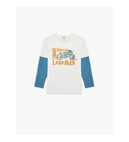 Koton Baskılı Ekru Erkek Çocuk Sweatshirt 6WKB10377TK