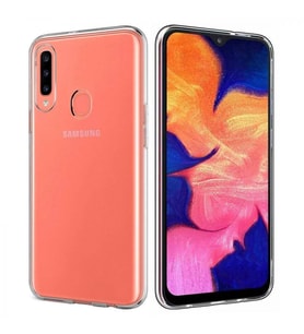 Samsung Galaxy A20S Ultra İnce Silikon Kılıf Şeffaf