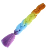 Afrika Örgülük Ombreli Sen 100 Gr. / Tcu / Sarı / Açık Mavi / Mor