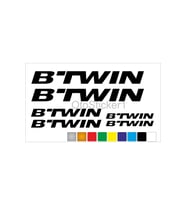 Bisiklet Kadro Sticker Seti Btwin Uyumlu Siyah