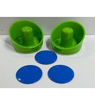 Air Hockey Tokaç 2 Adet + Disk 3 Adet Set Havalı Hokey Yedek Parça