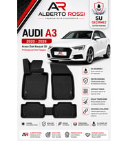 AUDI A3 2020 - 2026 Araca Özel Kauçuk 3D Profesyonel Oto Paspası