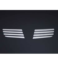 NİSSAN Qashqai UYUMLU ÖN PANJUR 8 PARÇA 2007-2014 PASLANMAZ KROM