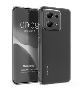 Microsonic Xiaomi Poco X6 5G Kılıf Transparent Soft Şeffaf (Renksiz)