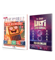 Ulti Yayınları 8. Sınıf Fen Bilimleri Ulti Fasikülleri ve Soru Bankası Seti 2 Kitap