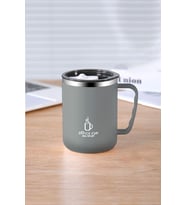 304 L Çelik Gri 500 ml Kahve El Termos Kupa Mug cin557gr