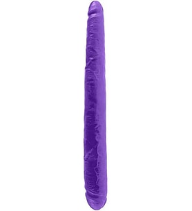 Double Dillio 16" Çift Başlı Dildo 43 cm Mor