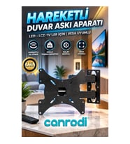 Hareketli ve Döner LED LCD TV Duvar Askı Aparatı – VESA Uyumlu