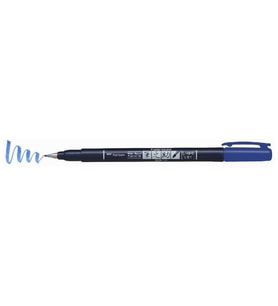 Tombow Fudenosuke Fırça Uçlu Kalem Mavi 