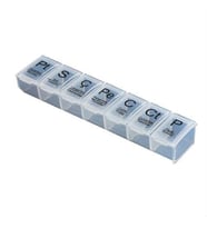 Mcg® Haftalık Günlük İlaç Saklama Kutusu 7 Günlük İlaç  Saklama Kabı