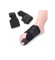 Halluks Valgus Gece Ateli Hallux Düzeltici Tedavi Ayak Başparmak Kemiği Çıkıntısı Bunyonu (Siyah)