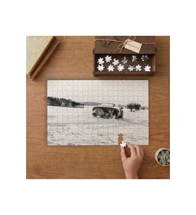 Kardaki Spor Araba Tasarımı 240 parça Ahşap Puzzle Ahşap Kutuda MP01916