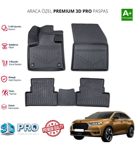 DS7 ARACA ÖZEL 3D PASPAS 2018 2019 2020 2021 2022