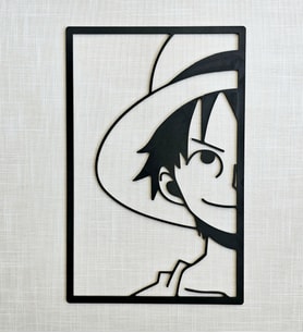 LeradLazerArt Duvar pano Monkey D. Luffy